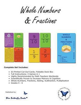 Paperback Whole Numbers & Fractions Book