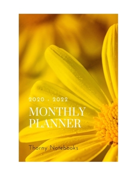 Monthly Planner 2020 - 2022: Monthly overview, 36 Month Planner, 2020 - 2022, size 8.5x11, White Interior, Hardy Matte Cover. Design by Thorny N.