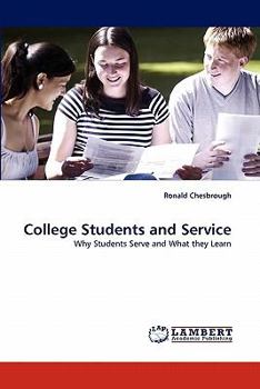 Paperback College Students and Service Book