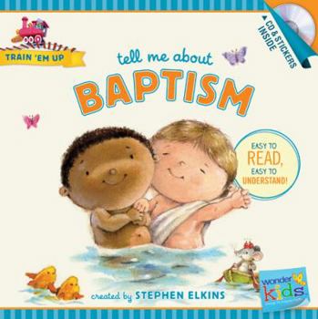 Paperback Tell Me about Baptism [With Sticker Sheet and Audio CD] Book
