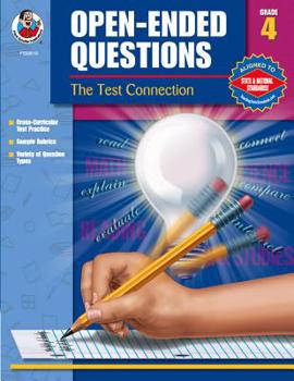 Paperback Open-Ended Questions, Grade 4 (The Test Connection) Book
