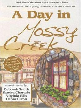 Hardcover A Day in Mossy Creek [Large Print] Book