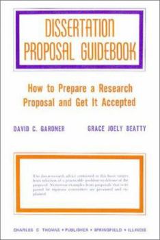 Paperback Dissertation Proposal Guidebook: How to Prepare a Research Proposal and Get It Accepted Book