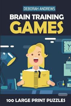Paperback Brain Training Games: Hakoiri Puzzles - 100 Large Print Puzzles Book