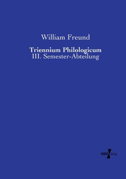 Paperback Triennium Philologicum: III. Semester-Abteilung [German] Book