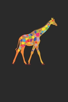 Paperback Giraffe Mosaic: Blank Lined Notebook (6" x 9" - 120 pages) Animal Mosaic Themed Notebook for Daily Journal, Diary, Gift Book