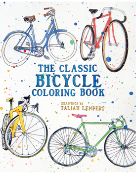 Paperback The Classic Bicycle Coloring Book