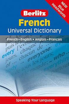 Paperback French Universal Dictionary (Berlitz Universal Dictionary) (French and English Edition) Book