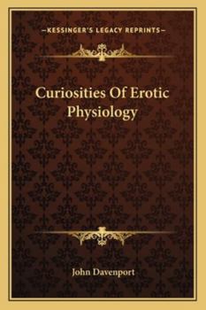 Paperback Curiosities Of Erotic Physiology Book