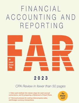Paperback At Least Know This - CPA Review 2023 - Financial Accounting and Reporting Book