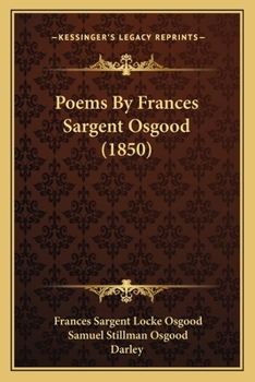 Paperback Poems By Frances Sargent Osgood (1850) Book