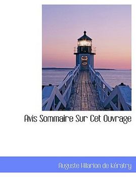 Hardcover Avis Sommaire Sur CET Ouvrage Book