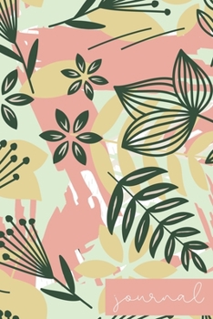Journal: Cute Composition Notebook Diary | 100 Wide Ruled Pages | Small, 6x9 Inches | Floral