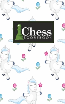 Paperback Chess Scorebook: Chess Notation Book, Chess Records Book, Chess Score Sheets, Chess Match Log Book, Record Your Games, Log Wins Moves, Book