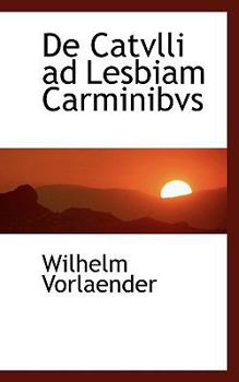 Paperback de Catvlli Ad Lesbiam Carminibvs Book