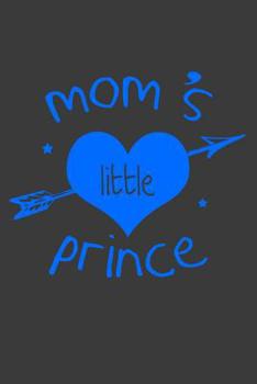 Paperback Mom's little Prince: 100 handwriting paper Pages Large Big 6 x 9 for school boys, girls, kids and pupils princess and prince Book