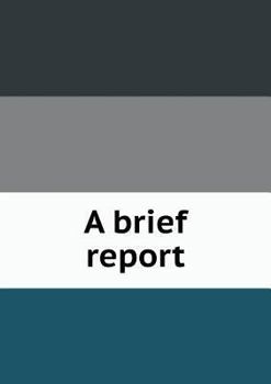 Paperback A brief report Book