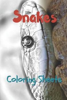 Paperback Snake Coloring Sheets: 30 Snake Drawings, Coloring Sheets Adults Relaxation, Coloring Book for Kids, for Girls, Volume 2 Book