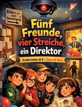 Paperback Fünf Freunde, vier Streiche, ein Direktor: Kinderroman ab 8 Chaos mit Herz [German] Book