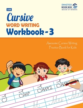 Paperback SBB Cursive Word Writing Workbook - 3 Book