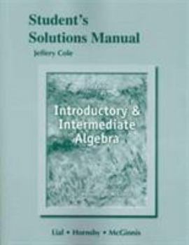 Paperback Student's Solutions Manual for Introductory and Intermediate Algebra Book