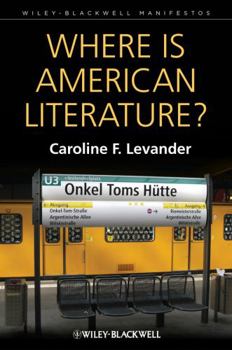 Paperback Where Is American Literature? Book