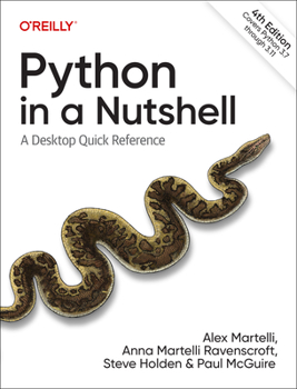 Paperback Python in a Nutshell: A Desktop Quick Reference Book