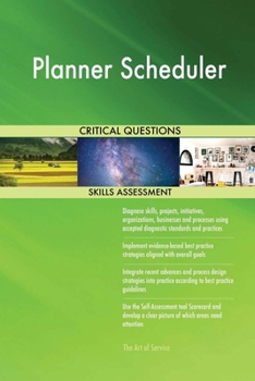 Paperback Planner Scheduler Critical Questions Skills Assessment Book