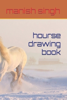 Paperback hourse drawing book