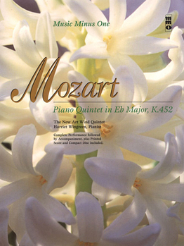 Paperback Mozart - Piano Quintet in E-flat Major, KV452: Music Minus One Piano Book