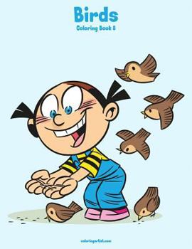 Paperback Birds Coloring Book 8 Book