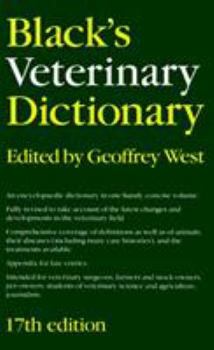 Hardcover Black's Veterinary Dictionary Book