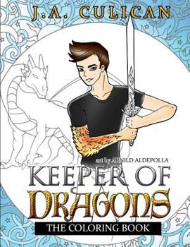 Paperback Keeper of Dragons Series: The Official Coloring Book