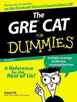 Paperback The GRE? Cat for Dummies? Book