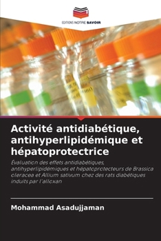 Paperback Activité antidiabétique, antihyperlipidémique et hépatoprotectrice [French] Book