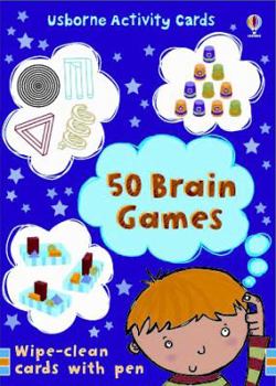 Cards 50 Brain Games [With Wipe-Clean Cards and Pen] Book