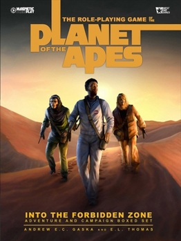Hardcover The Planet of the Apes RPG Forbidden Zone Adventure Box Role-Playing Game Book