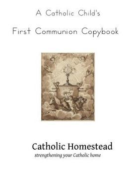 Paperback Catholic Child's First Communion Copybook Book