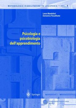 Paperback Psicologia E Psicobiologia Dell'apprendimento [Italian] Book