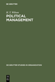 Hardcover Political Management: Redefining the Public Sphere Book