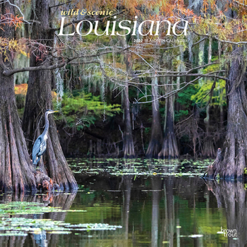 Louisiana Wild & Scenic 2022 12 x 12 Inch Monthly Square Wall Calendar, USA United States of America Southeast State Nature