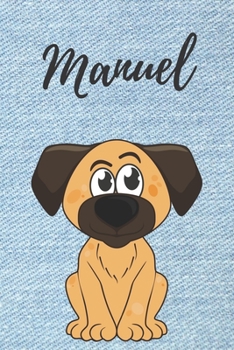 Paperback Personalisiertes Notizbuch - Hunde Manuel: DIN A5, 120 blanko Seiten [German] Book