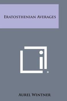 Paperback Eratosthenian Averages Book