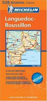 Paperback Michelin Languedoc-Roussillon, France (Michelin Maps) (French Edition) [French] Book