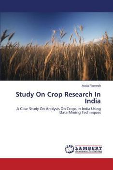 Paperback Study on Crop Research in India Book