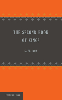 Paperback The Second Book of Kings Book