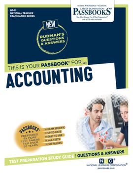 Paperback Accounting (Nt-51): Passbooks Study Guide Volume 51 Book