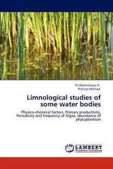 Paperback Limnological studies of some water bodies Book