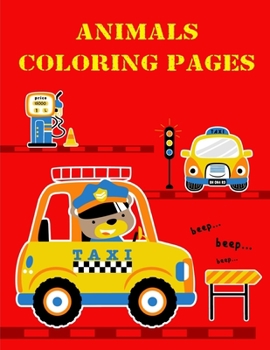 Animals Coloring Pages: Coloring Pages for Boys, Girls, Fun Early Learning, Toddler Coloring Book (Animals Inspiration)