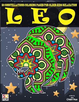 Paperback Leo 50 Coloring Pages For Older Kids Relaxation Book